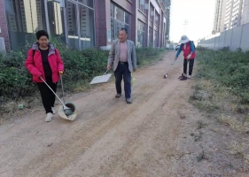 迎晖社区开展新时代文明实践环境卫生大清扫志愿服务活动